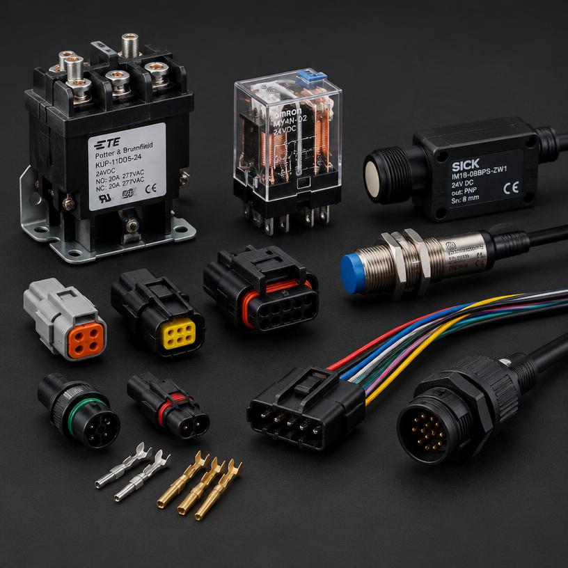 Kit relés e sensores para John Deere 7200J 7215J 7230J - Usada